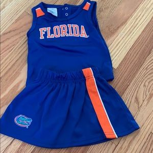 Florida Gator cheerleading outfit